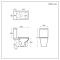 Milano Avenham - Modern Close Coupled Toilet with Soft Close Seat - Choice of Flush Button Finish