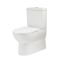 Milano Hatfield - Modern Close Coupled Toilet with Soft Close Seat and Chrome Flush Button