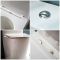Milano Brunswick - Modern Close Coupled Toilet with Soft Close Seat and Chrome Flush Button