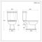 Milano Elizabeth - Traditional Close Coupled Toilet with Cistern and Soft Close Seat