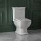 Milano Sandringham - Traditional Close Coupled Toilet with Cistern, Soft Close Seat and Black Flush Button