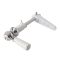 Milano Elizabeth - Traditional Ceramic Flush Lever - Chrome/White