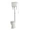Milano Richmond - Traditional High Level Toilet with Cistern and White Seat - Choice of Finish