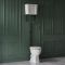 Milano Richmond - Traditional High Level Toilet with Cistern and White Seat - Choice of Finish