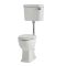 Milano Richmond - Traditional Comfort Height Low Level Toilet with Cistern and White Seat - Choice of Finish