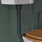 Milano Richmond - Traditional Comfort Height Low Level Toilet with Cistern and Oak Seat - Choice of Finish