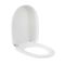Milano Legend - White Traditional Soft Close Toilet Seat