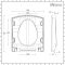 Milano Farington - White Soft Close Quick Release Top Fix Toilet Seat
