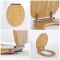 Milano Richmond - Traditional Oak Soft Close Toilet Seat with Brushed Gold Hinges