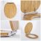 Milano Richmond - Traditional Oak Soft Close Toilet Seat with Chrome Hinges