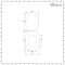 Milano Richmond - Traditional White Soft Close Toilet Seat with Oil Rubbed Bronze Hinges