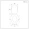 Milano Richmond - Traditional White Soft Close Toilet Seat with Brushed Brass Hinges