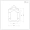 Milano Hatton - Close Coupled White Soft Close Quick Release Top Fix Toilet Seat