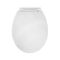 Milano Newby - Close Coupled White Soft Close Toilet Seat