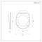 Milano Newby - Close Coupled White Soft Close Toilet Seat