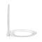 Milano Newby - Back to Wall White Soft Close Toilet Seat