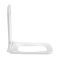 Milano Elswick - Back to Wall White Soft Close Quick Release Top Fix Toilet Seat