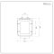 Milano Elswick - Back to Wall White Soft Close Quick Release Top Fix Toilet Seat