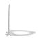 Milano Sutton - White Soft Close Quick Release Top Fix Toilet Seat