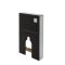 Milano Arca - Black 500mm Back to Wall WC Unit (Excluding Pan)
