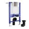 Milano - Short Wall Hung Toilet Fixing Frame and Concealed Cistern - Choice of Flush Plate