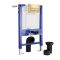 Milano - Short Wall Hung Toilet Fixing Frame and Concealed Cistern - Choice of Flush Plate