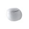 Milano Mellor - White Modern Round Wall Hung Toilet with Soft Close Seat