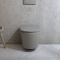 Milano Elements - Modern Round Wall Hung Toilet with Soft Close Seat - Choice of Finish
