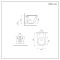 Milano Attingham - White Modern Wall Hung Toilet with Soft Close Seat