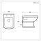 Milano Sandringham - Traditional Wall Hung Toilet with Soft Close Seat