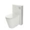 Milano Arca - White 500mm Compact WC Unit with Rivington Toilet