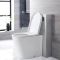 Milano Arca - White 500mm Compact WC Unit with Rivington Toilet