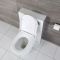 Milano Arca - White 500mm Compact WC Unit with Rivington Toilet