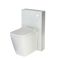 Milano Arca - White 500mm Back to Wall Complete WC Unit with Back to Wall Toilet and Soft Close Seat