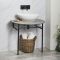 Milano Santo - Black Washstand with Countertop - Choice of Finish and Basin