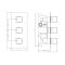 Milano Arvo - Chrome Thermostatic Shower with Slim Shower Head and Hand Shower (2 Outlet)