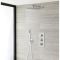 Milano Mirage - Chrome Thermostatic Shower with Wall Mounted Shower Head and Hand Shower (2 Outlet)