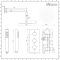 Milano Mirage - Chrome Thermostatic Shower with Wall Mounted Shower Head and Hand Shower (2 Outlet)