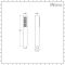 Milano Arvo - Modern Square Hand Shower with Wall Bracket and Outlet Elbow - Chrome