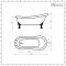 Milano Carlton - Freestanding Slipper Bath Suite, Low Level WC inc Brassware
