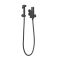 Milano Nero - Modern Thermostatic Douche Kit - Black