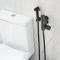 Milano Nero - Modern Thermostatic Douche Kit - Black