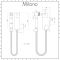 Milano Nero - Modern Thermostatic Douche Kit - Black