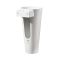 Milano Ballam - White Modern Basin with Full Pedestal - 398mm x 498mm (1 Tap-Hole)