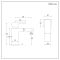 Milano Elswick - Modern Rectangular Wall Hung Cloakroom Basin - 440mm x 235mm (1 Tap-Hole) - Choice of Tap and Trap Finish