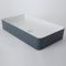 Milano Altcar - Stone Grey Modern Rectangular Countertop Basin - 600mm x 340mm (No Tap-Holes)