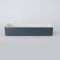 Milano Altcar - Stone Grey Modern Rectangular Countertop Basin - 600mm x 340mm (No Tap-Holes)