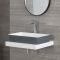 Milano Altcar - Stone Grey Modern Rectangular Countertop Basin - 600mm x 340mm (No Tap-Holes)