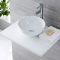 Milano Irwell - White Modern Round Countertop Basin - 320mm x 320mm (No Tap-Holes)