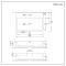 Milano Elswick - White Modern Rectangular Countertop Basin - 605mm x 430mm (1 Tap-Hole)